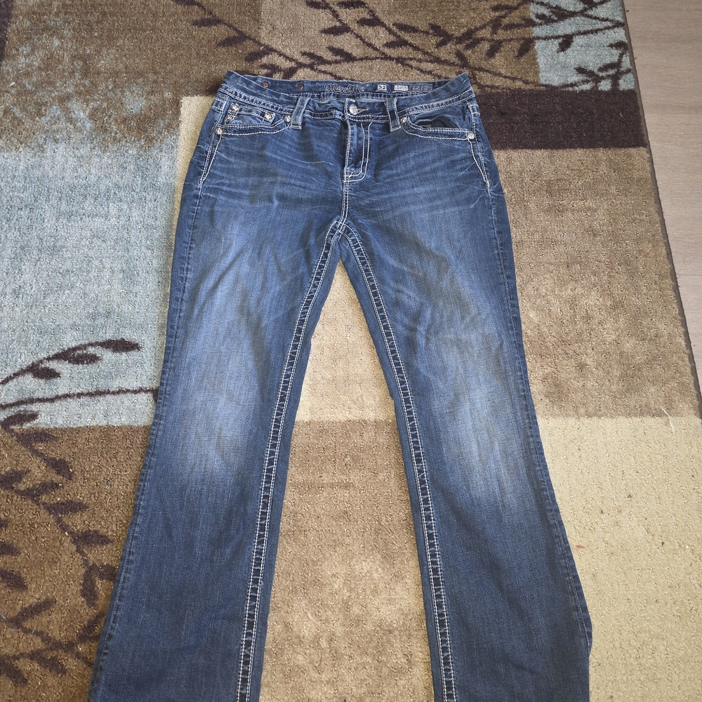 Miss Me Dark Blue Boot Cut Jeans